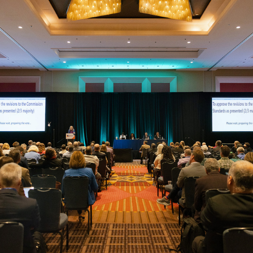 Commission on Accrediting membership approves revisions to Standards of Accreditation